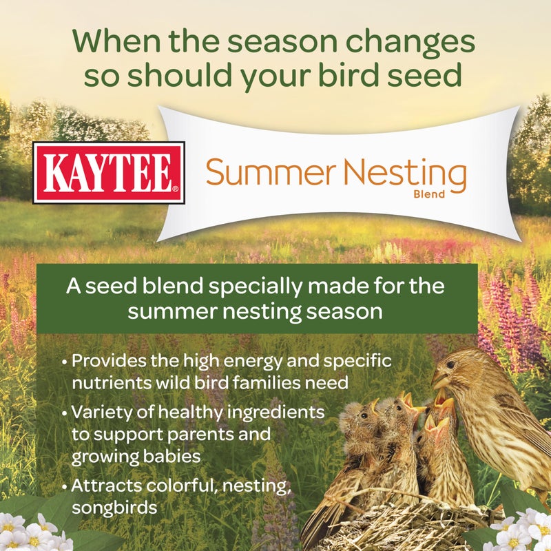 Kaytee Wild Bird Food, Summer Nesting Seed Blend, 8 lb - Image 5
