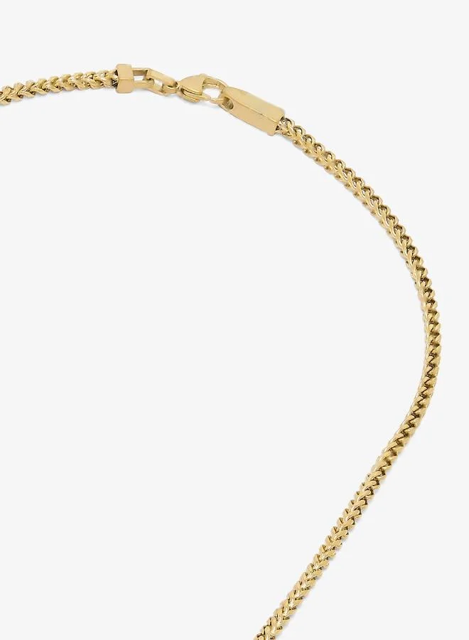 GUESS 26 Inch Matte Tag Necklace