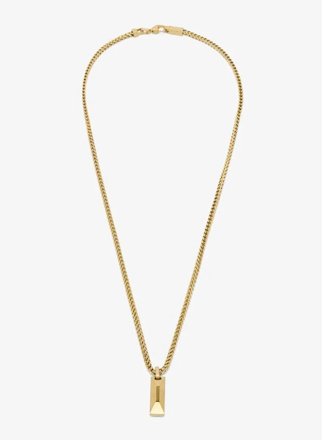 26 Inch Matte Tag Necklace