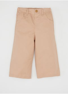 DeFacto Regular Fit Beige Elasticated Jogger Pants With Pockets  - Image 1