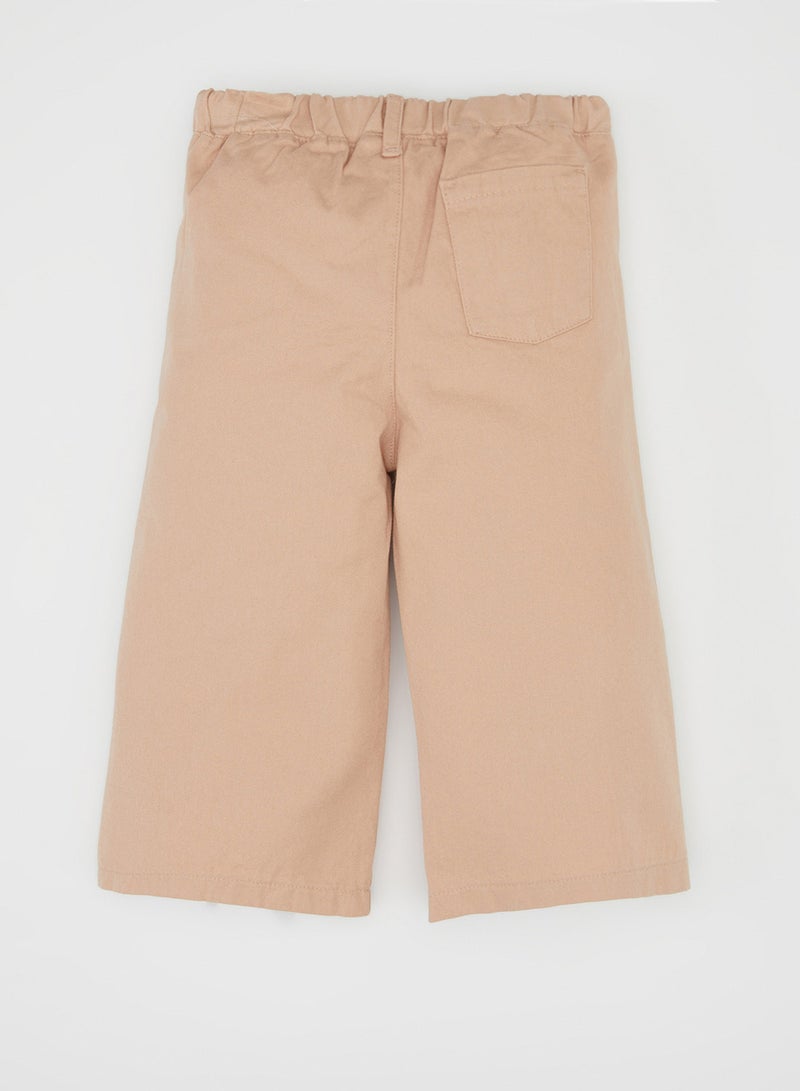 DeFacto Regular Fit Beige Elasticated Jogger Pants With Pockets - Image 2