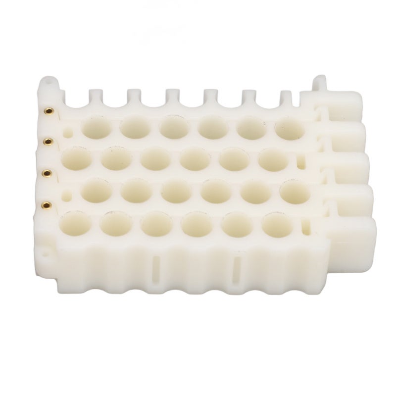 Cable Organizer 6x4 Holes Premium ABS Copper Material Cable Dresser - Compact Space Saving Cable Comb for Home Office Wiring Environments - Image 1