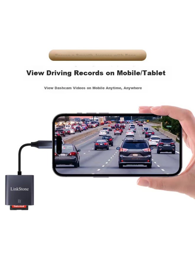 Linkstone Liantuo Type-c Apple 15/apple 16 Card Reader, Usb-c Multifunctional Sd Otg Card Reader, Suitable For Dash Cams, Dslr, Surveillance, Mobile Phones, And Cameras Memory Cards - Image 4