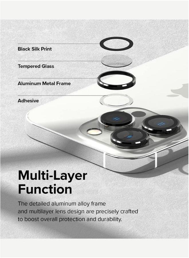 PROMASS Camera lens protector for iPhone 15 pro max Tempered glass metal individual ring cover - Image 3