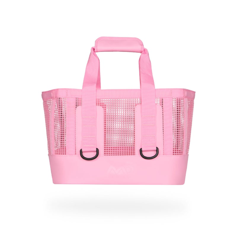 MISSION Boat Gear CASSI Boat Bag, Waterproof Bottom Mesh Beach Bag, Heavy-Duty Outdoor Tote for Boat, Beach, Grocery, Travel & Pool, Premium Marine Gear Carryall (23 Liter, RosÃ©) - Image 1