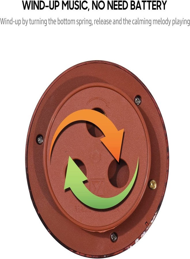 Ritmo Violin Wind Up Twirling Music Box with Rotating Base - Stringed Musical Instrument Miniature Replica Artwork Gift for Father's Day (1 Pcs.) - Image 4