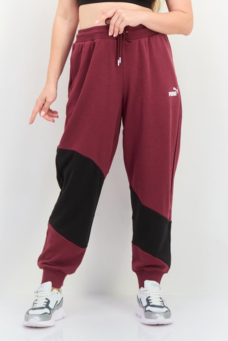 PUMA Women Sportswear Fit Outdoor Sweatpants, Maroon  - Image 1