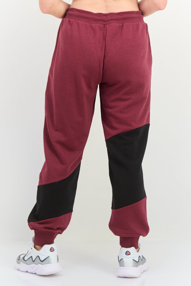 PUMA Women Sportswear Fit Outdoor Sweatpants, Maroon  - Image 3