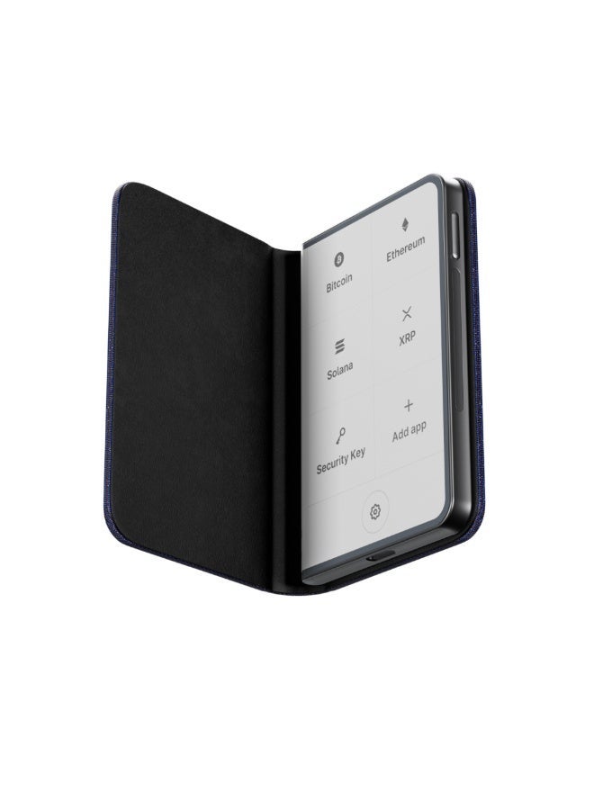 Ledger Stax Magnet Folio Case | Secure & Protective Storage Case for Stax Hardware Wallet, Magnetic Shell Design, Anti-Scratch, Slim and Lightweight - Party Aubergine - Image 3