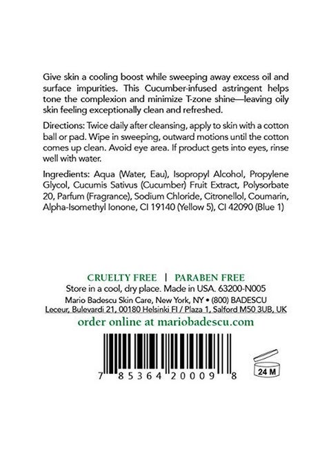 Cucumber Cleansing Lotion For Combination And Oily Skin| Facial Toner That Cools And Clarifies |Formulated With Cucumber Extract| 8 Fl Oz