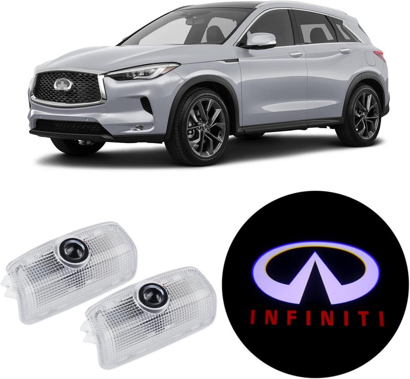 Jfsotls Never Fade Car LED Door Logo Projector Ghost Shadow Light for Infiniti Models - Image 1