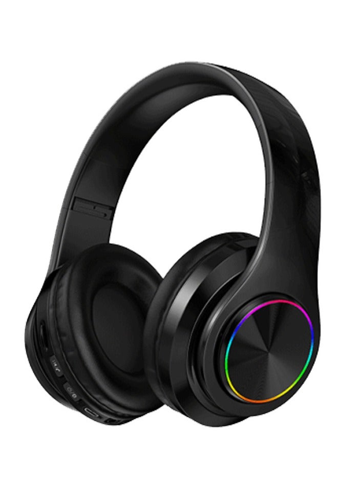 B39 Over-Ear Color Aperture Portable and Foldable Headworn Heavy Bass Wireless Gaming Bluetooth Stereo Earphones  - Image 1