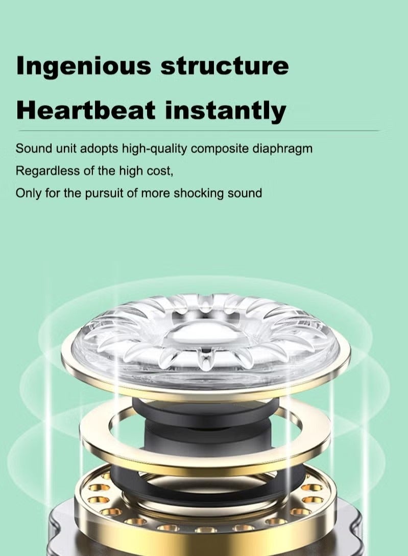 B39 Over-Ear Color Aperture Portable and Foldable Headworn Heavy Bass Wireless Gaming Bluetooth Stereo Earphones  - Image 3