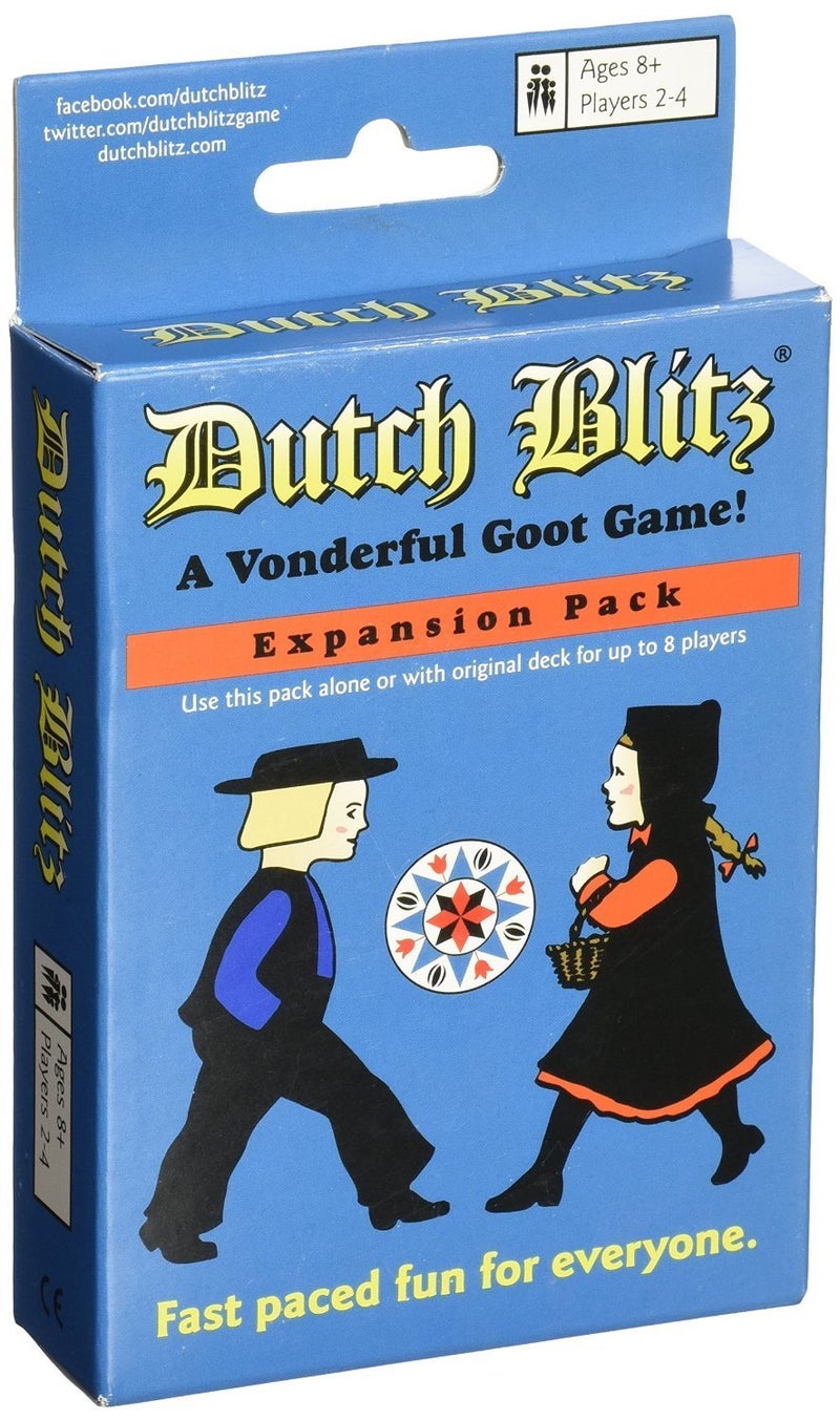 Dutch Blitz Expansion Pack Use Expansion Pack Alone or with Original Deck to Play with 24 Players 4 New Card Colors Fast Paced Fun for Everyone for Ages 8 and Up - Image 4