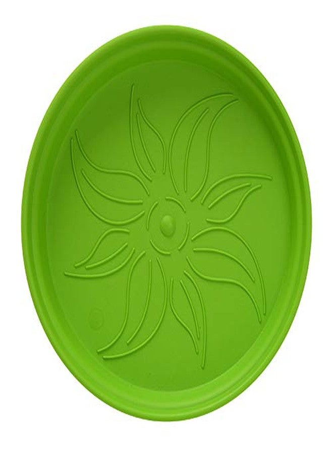 Mintra Home Garden Pots 4pk - Flowers, Herbs, Plants, Indoor, Outdoor, Colorful, Wholesale, Bulk (Light Green, 17cm Diameter (6.6in)) - Image 5