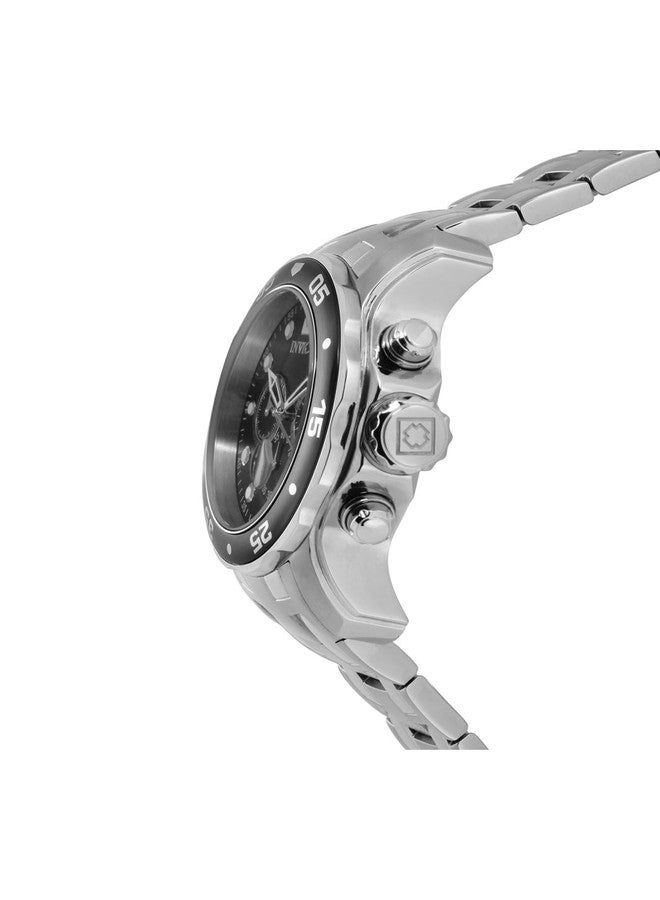 Invicta Pro Diver Men's Black Dial Stainless Steel Band Watch - 0069 - Image 2