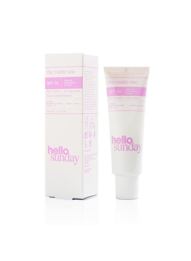Hello Sunday Hello Sunday The Matte One Spf50 Oil Control Moisturiser 50ml - Image 2