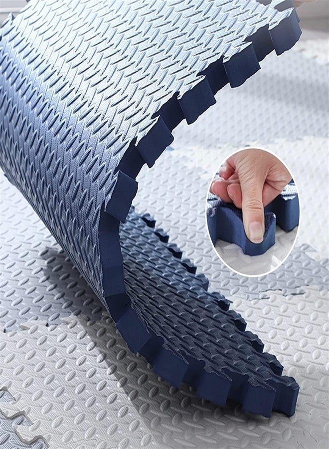 SIGNATRON Interlocking EVA SIGNATRON Play Mat -12 mm Thick | Kids mats for Floor | Baby Crawling and Play Mat- Set of 6 Tiles - 24 Sq Ft (Grey - Pink - White) - Image 5