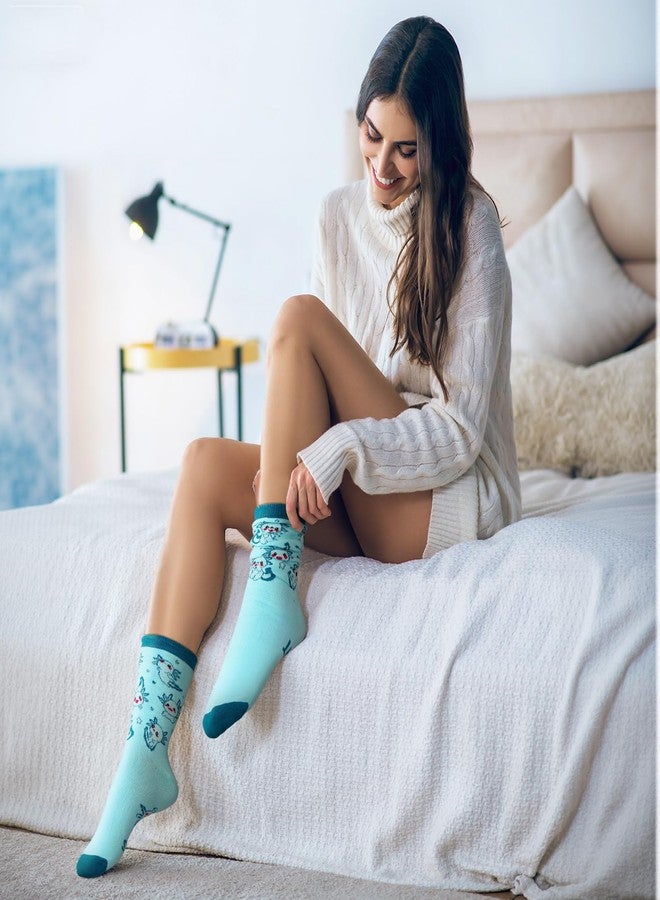 Bonuci 6 Pairs Axolotl Cupcake Socks Bulk for Women Christmas Axolotl Socks Gifts for Xmas Winter Valentines DIY Sock Gifts - Image 5