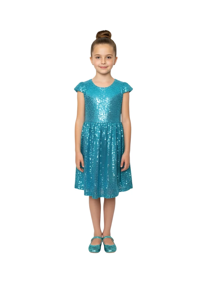 Bidani Blue Sparkle Fun Dress