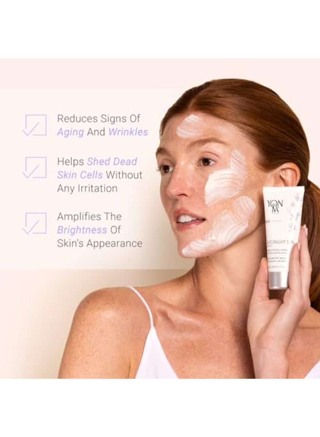 YonKa Glyconight 10 Peel Masque AntiAging Face Mask Skin Renewal for Wrinkles and Pore Reduction with Glycolic Acid 177 oz - Image 3
