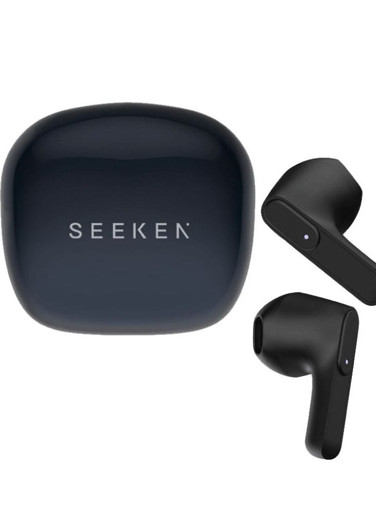 Seeken Seeken Bluetooth Wireless Nano Earbud With Mic for iPhones and iPads Black  - Image 3