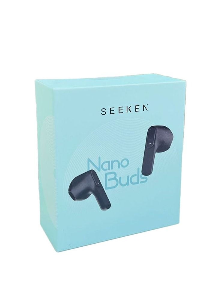 Seeken Seeken Bluetooth Wireless Nano Earbud With Mic for iPhones and iPads Black  - Image 4