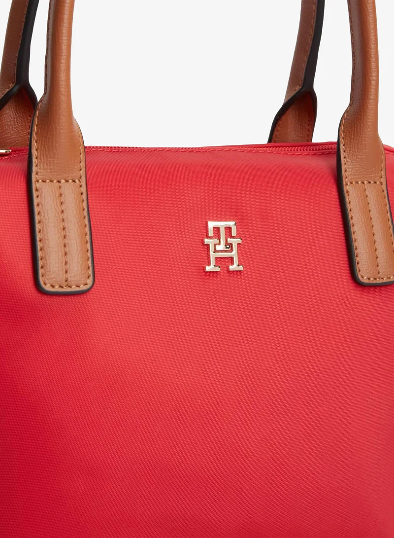 TOMMY HILFIGER Primary Red TH Monogram Tote Bag for Women | Best Price UAE