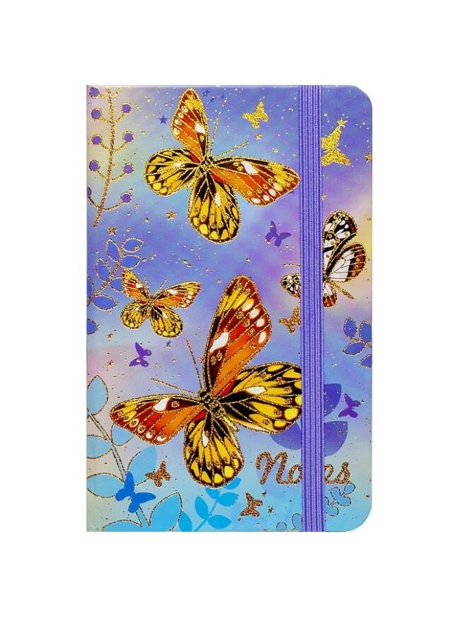 دفتر ملاحظات A5 مع شريط مطاطي، 80 ورقة