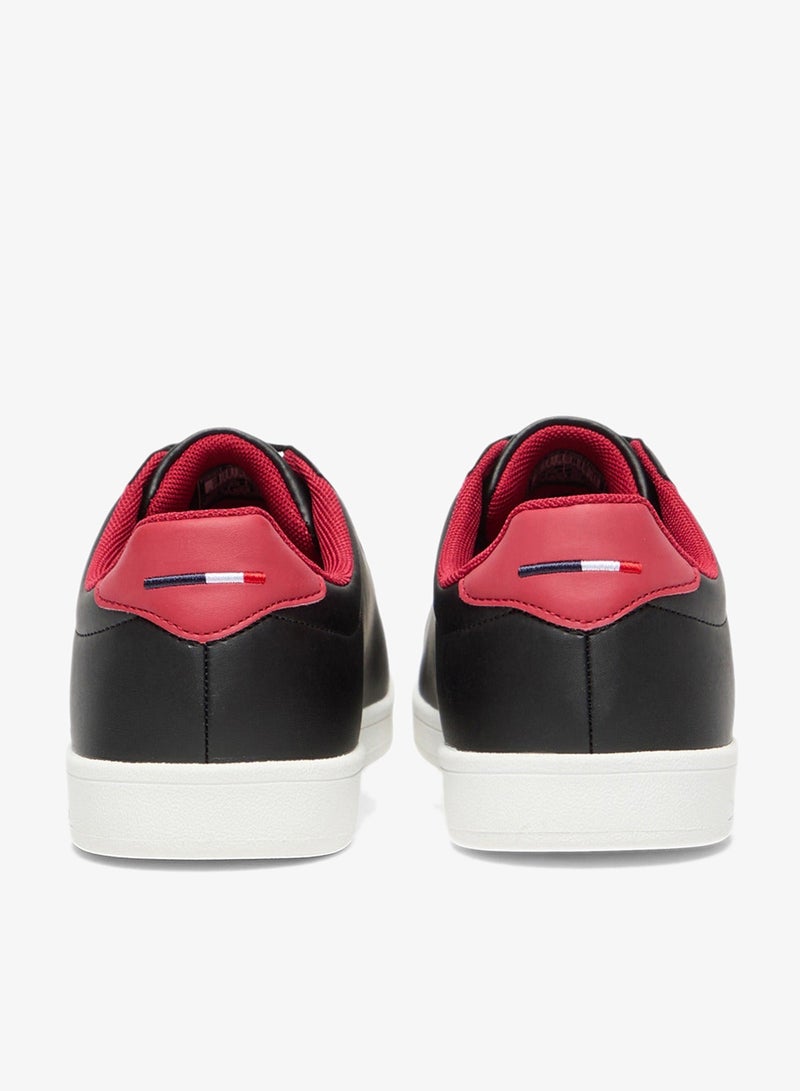 U.S. Polo Assn. Men's Black Low-Top Sneakers - Bold Lace-Up Style Shoes, Comfortable Casual Footwear - Image 4