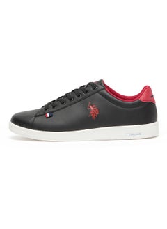U.S. Polo Assn. Men's Black Low-Top Sneakers - Bold Lace-Up Style, Comfortable Casual Footwear  - Image 2