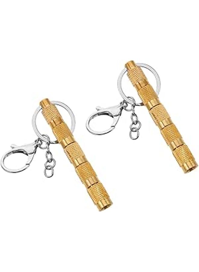 2Pcs Copper Tire Deflator Portable Quick Deflation Valve Tool for Cars SUVs Off Road Vehicles - Image 1