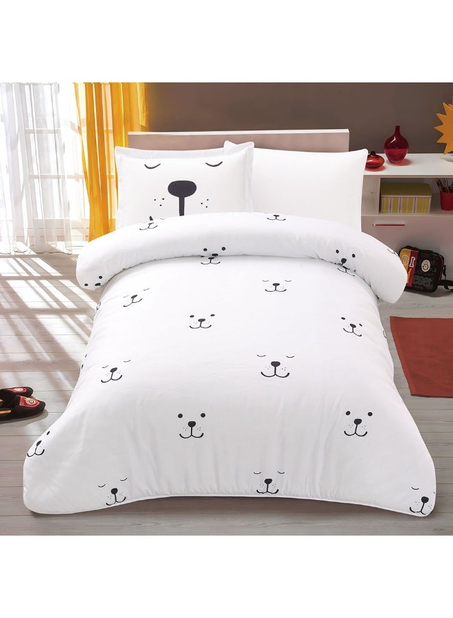 bukhamseen Lioa Soft Kids’ Comforter Set – 4 Pieces, Single Size, Stitched Filling – Lightweight & Cozy - Image 1