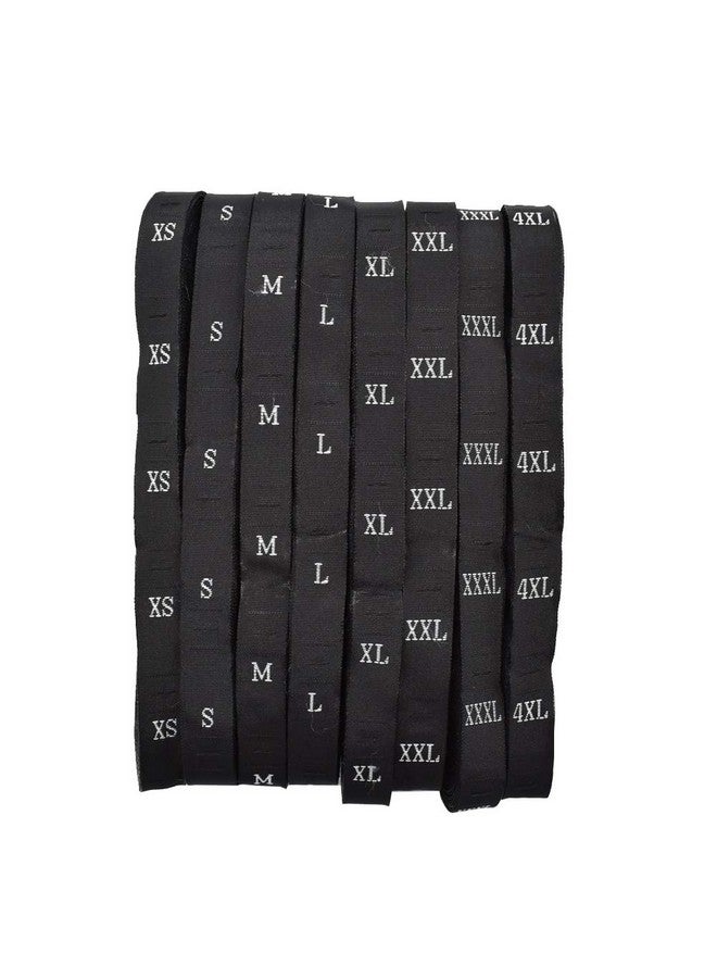 ريناشد 4000 قطعة من ملصقات مقاسات الملابس المصنوعة من البوليستر المنسوج، كل مقاس 500 قطعة - Image 1