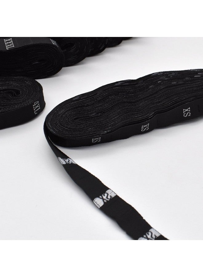 ريناشد 4000 قطعة من ملصقات مقاسات الملابس المصنوعة من البوليستر المنسوج، كل مقاس 500 قطعة - Image 4