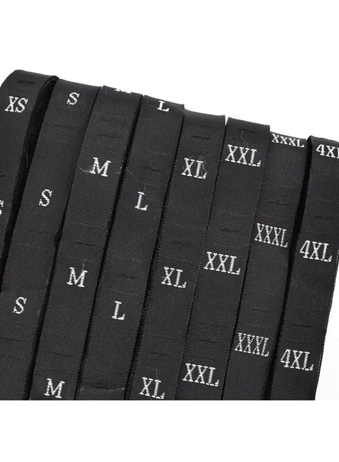 ريناشد 4000 قطعة من ملصقات مقاسات الملابس المصنوعة من البوليستر المنسوج، كل مقاس 500 قطعة - Image 2