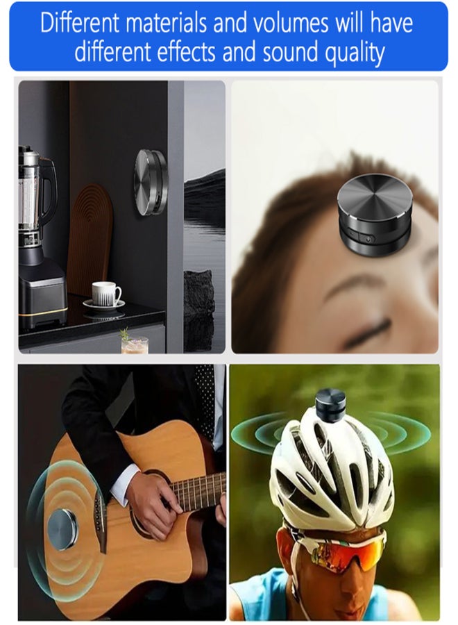 MT100 Bone Conduction Speaker Smart BT 5.1 True Wireless Speakers with 360° Stereo Sound Portable Speaker with Suction for Home Travel - Image 2