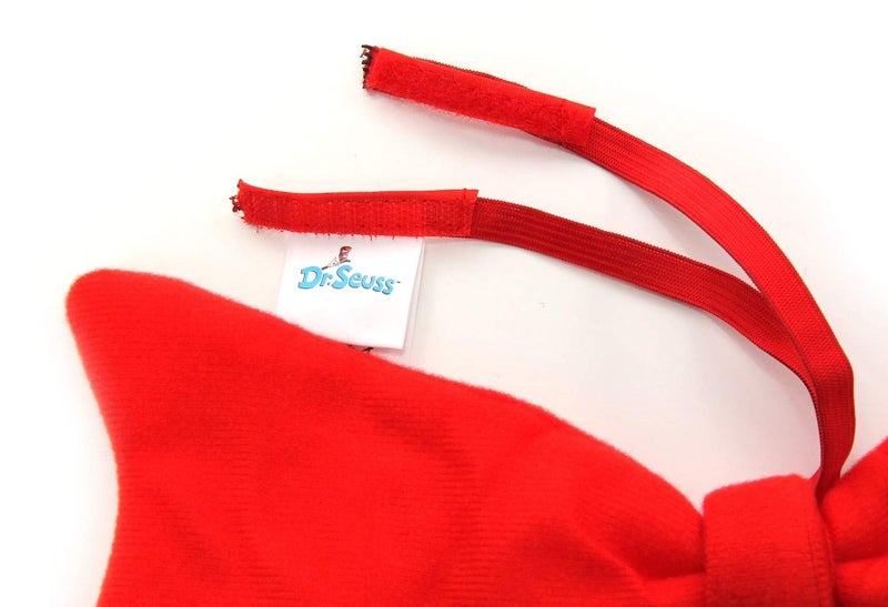 elope Dr. Seuss Cat in The Hat Costume Accessory Kit for Kids Standard Black,White - Image 2