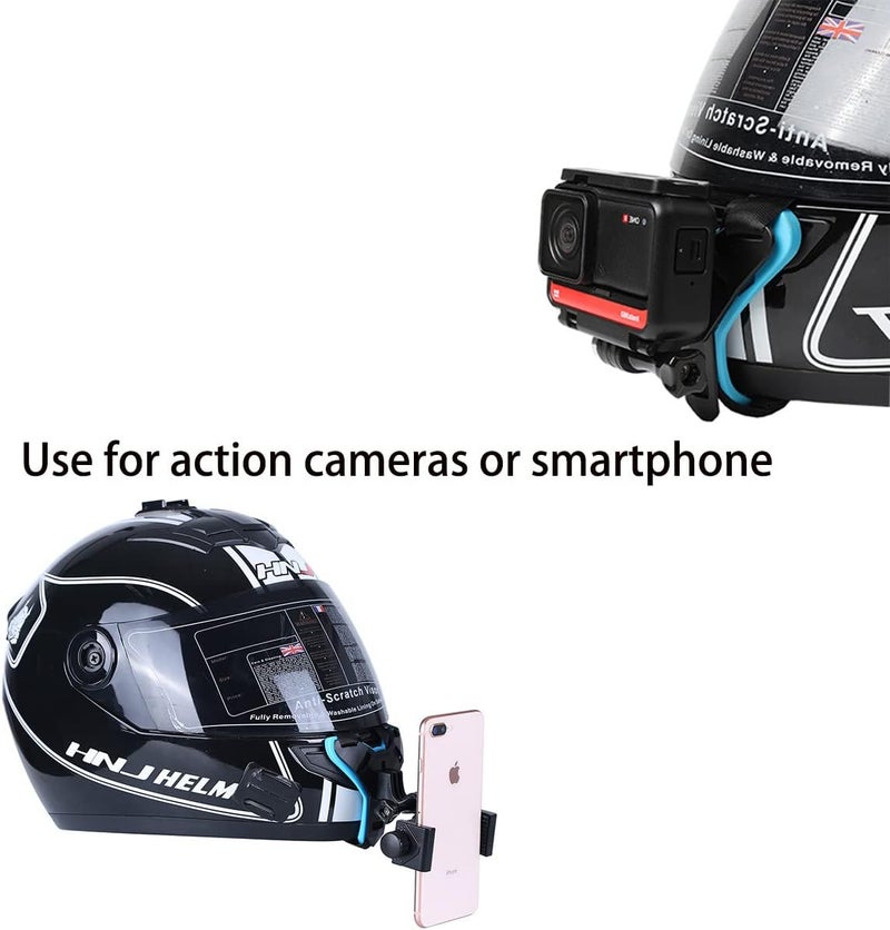 PellKing Helmet Chin Mount for Mobile Phone and GoPro - Motorcycle Strap Holder - Image 2