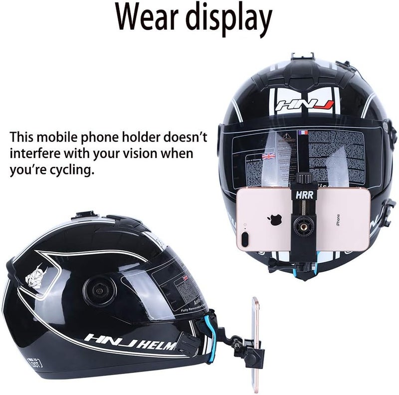 PellKing Helmet Chin Mount for Mobile Phone and GoPro - Motorcycle Strap Holder - Image 3