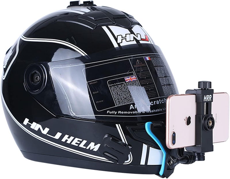PellKing Helmet Chin Mount for Mobile Phone and GoPro - Motorcycle Strap Holder - Image 1