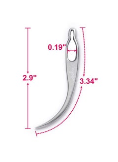 NAYOO Dreadlock Tool 5 Pieces Interlocking Tool Needle For Dreads 5 In 1, Silver Starting And Maintaining Your Locs Easily Wide Range Of Uses  - Image 3