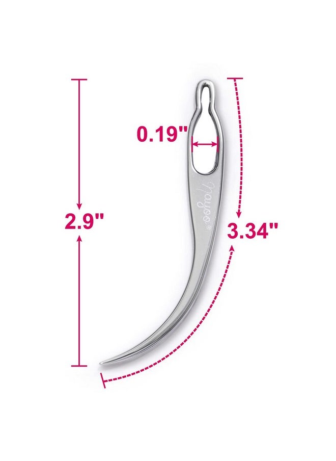 NAYOO - Dreadlock Tool 5 Pieces Interlocking Tool Needle For Dreads 5 In 1, Silver Starting And Maintaining Your Locs Easily Wide Range Of Uses - Image 1