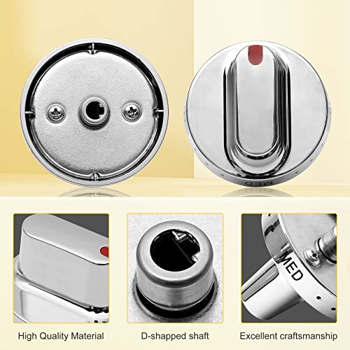 M Motico مجموعه مفاتيح موقد مطورة 5-Pack DG64-00472A / DG64-00347A لأفران الغاز من سامسونج - متوافقة مع FX510BGS، FX710BGS، NX58F5500SS، NX58F5300SS - تحل محل DG64-00473A، DG64-00347B، AP5949480، PS10058981 - Image 4