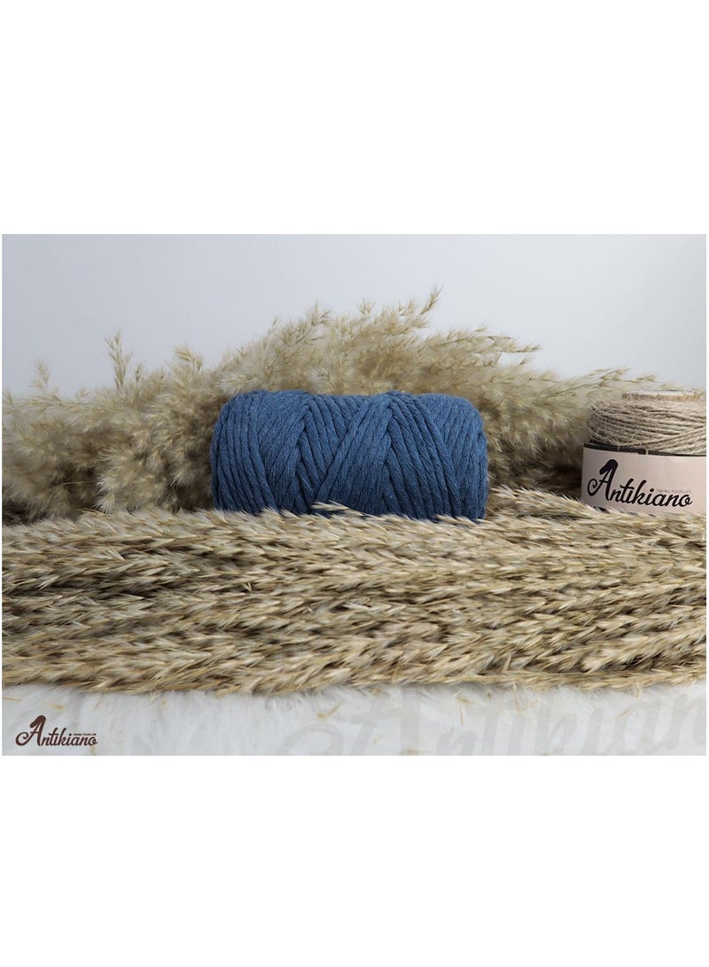 انتيكيانو خيط مكرمية محلول من انتيكيانو مكون من بكرة واحدة 250 جرام 3 ملم - Image 1