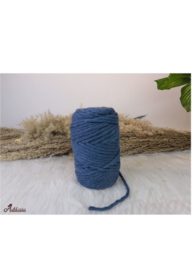 انتيكيانو خيط مكرمية محلول من انتيكيانو مكون من بكرة واحدة 250 جرام 3 ملم - Image 2