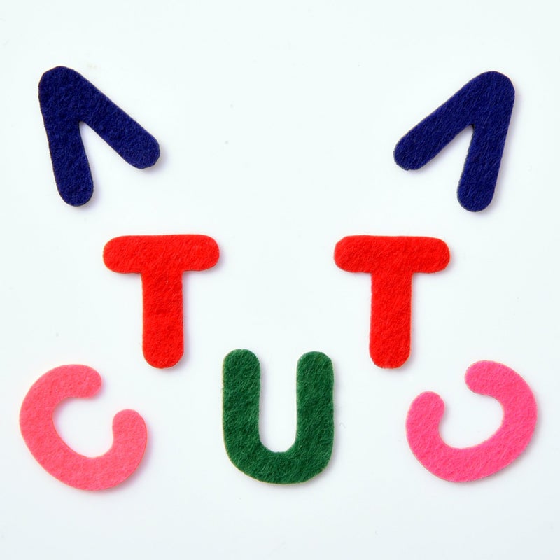 Outus Felt Letters Stickers Self-Adhesive Alphabet Letters for Kids DIY Craft 500 Pieces, 1 Inch Assorted Colors - Image 4