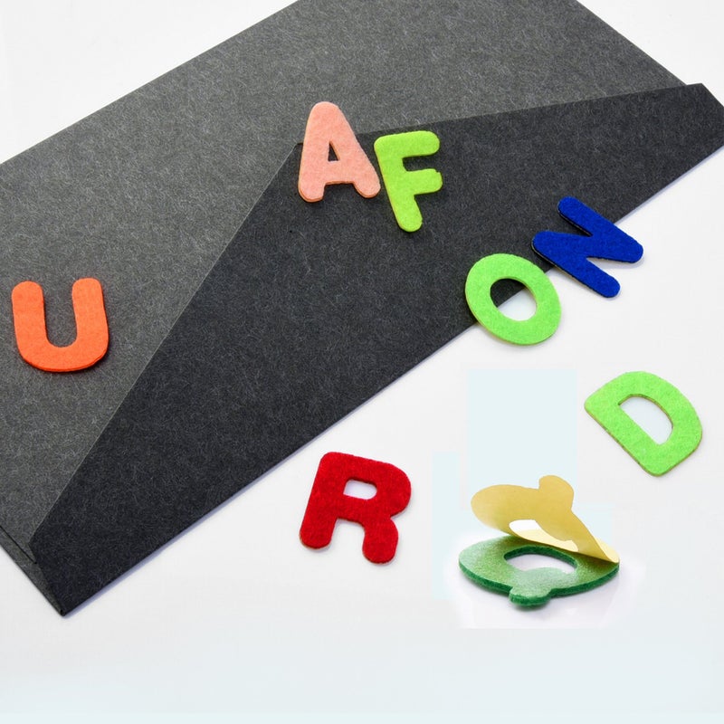 Outus Felt Letters Stickers Self-Adhesive Alphabet Letters for Kids DIY Craft 500 Pieces, 1 Inch Assorted Colors - Image 5
