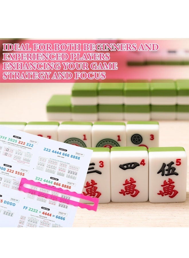 4 Pack Colorful Acrylic Mahjong Guide Line Finder Helper - Image 3