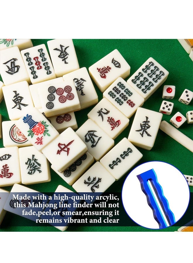 4 Pack Colorful Acrylic Mahjong Guide Line Finder Helper - Image 4
